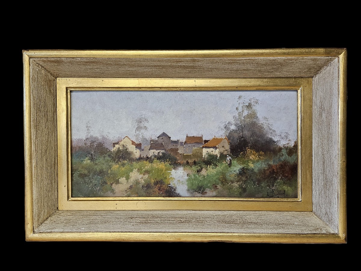 Large Landscape By Eugène Galien Laloue (1854-1941), Signed With The Pseudonym L. Dupuy