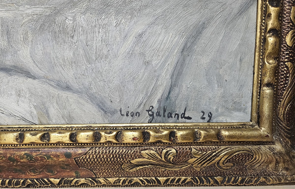 Leon Laurent Galand 1872 1960 Reclining Nude-photo-2