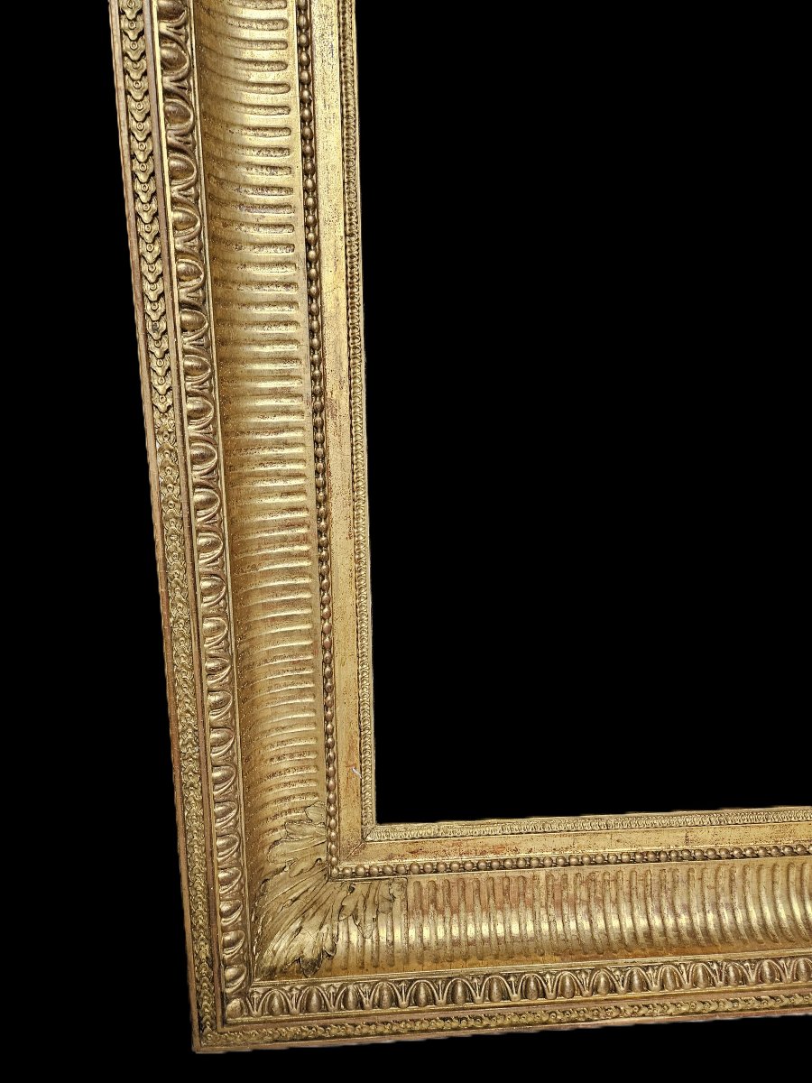 GRAND CADRE A CANAUX DU XIXème SIECLE-photo-2