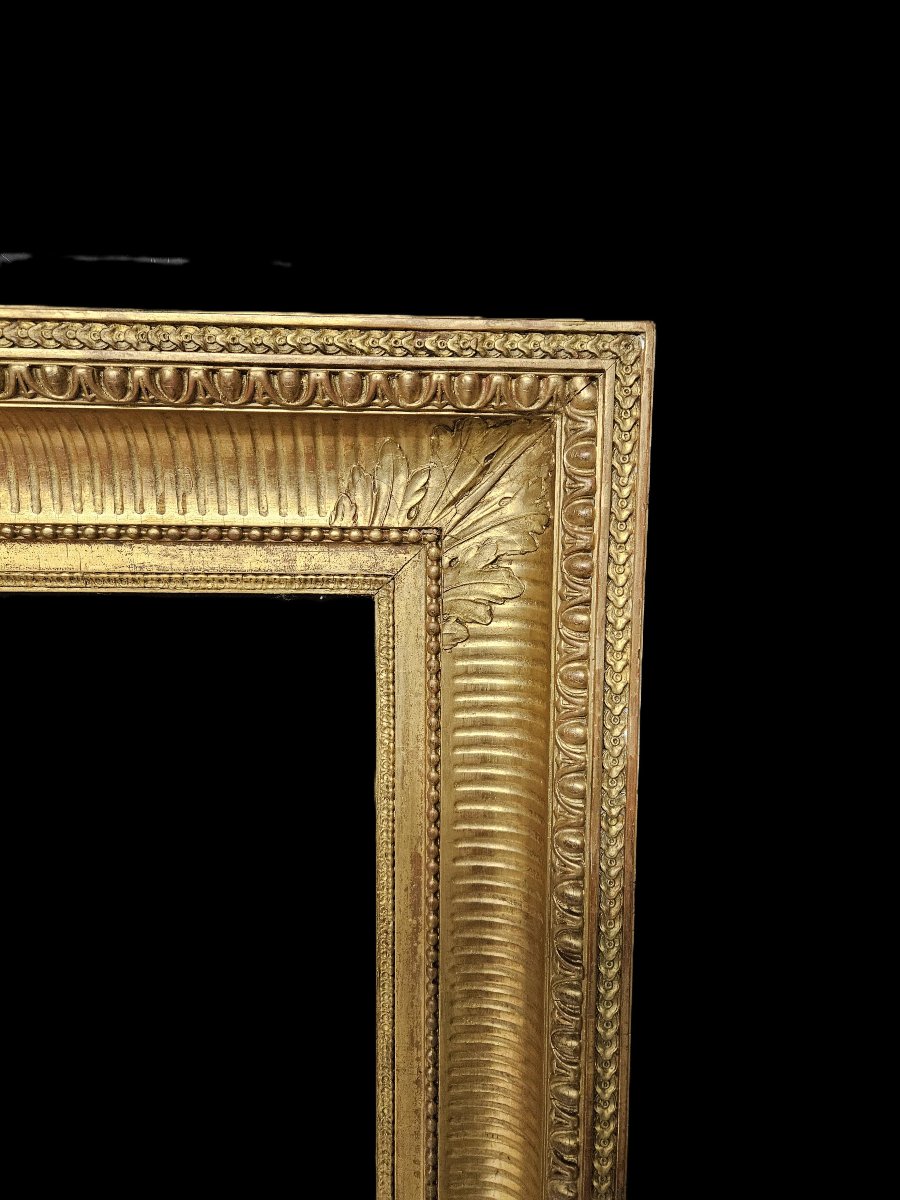GRAND CADRE A CANAUX DU XIXème SIECLE-photo-3