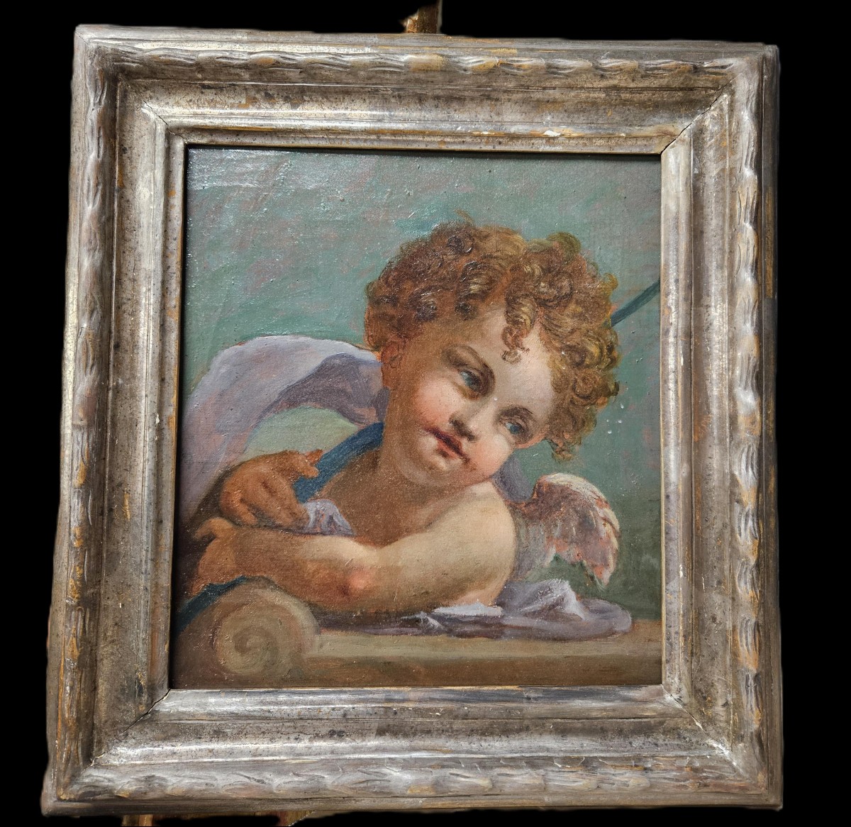 Dreaming Angel, French School, 19th Century