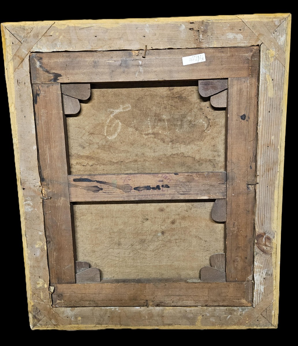 Ecole Ancienne Vierge à l'Enfant présenté à des donateurs-photo-1