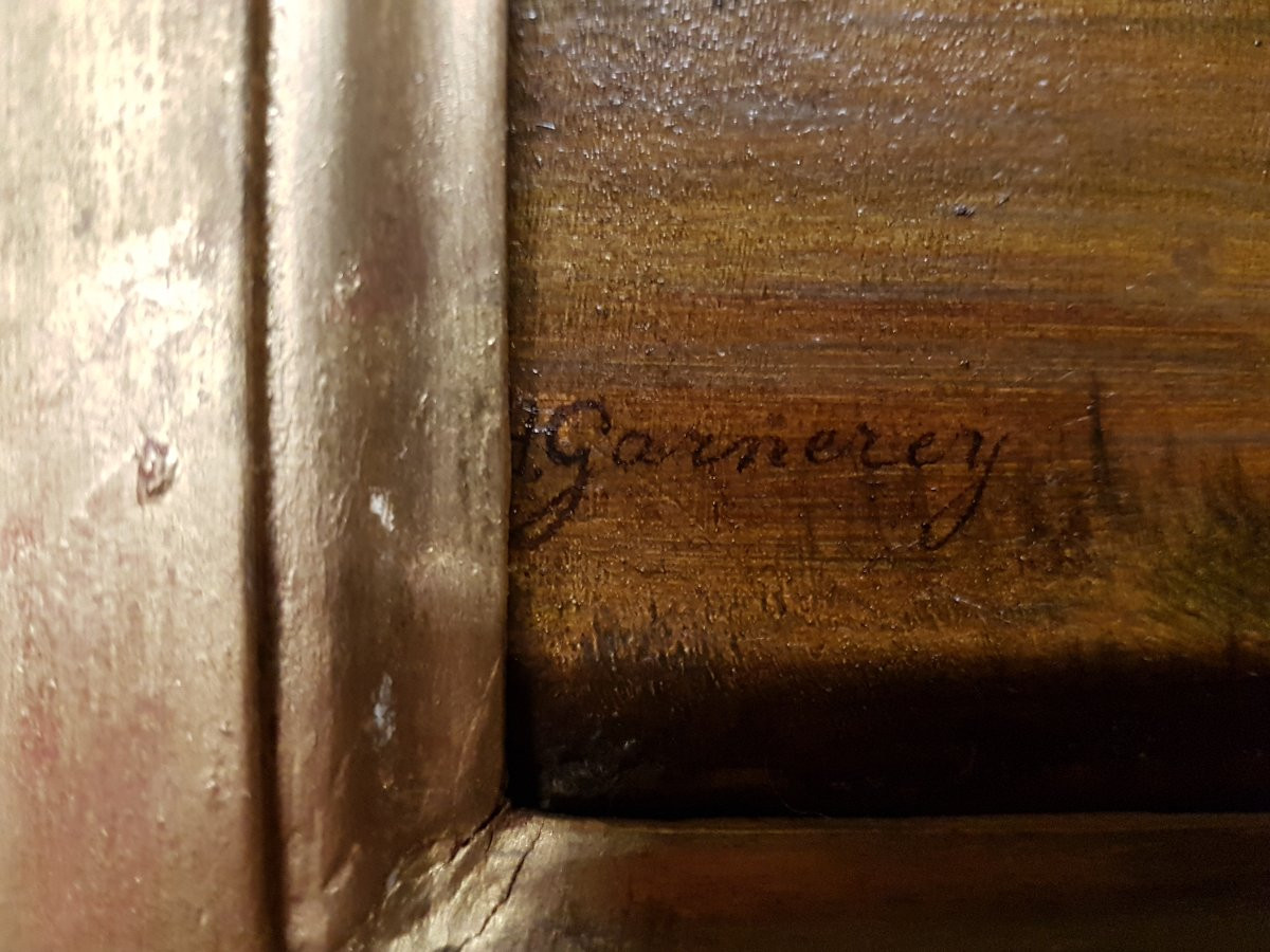 A Gallant Scene In A Park By Hippolyte Garneray 1787-1858-photo-2