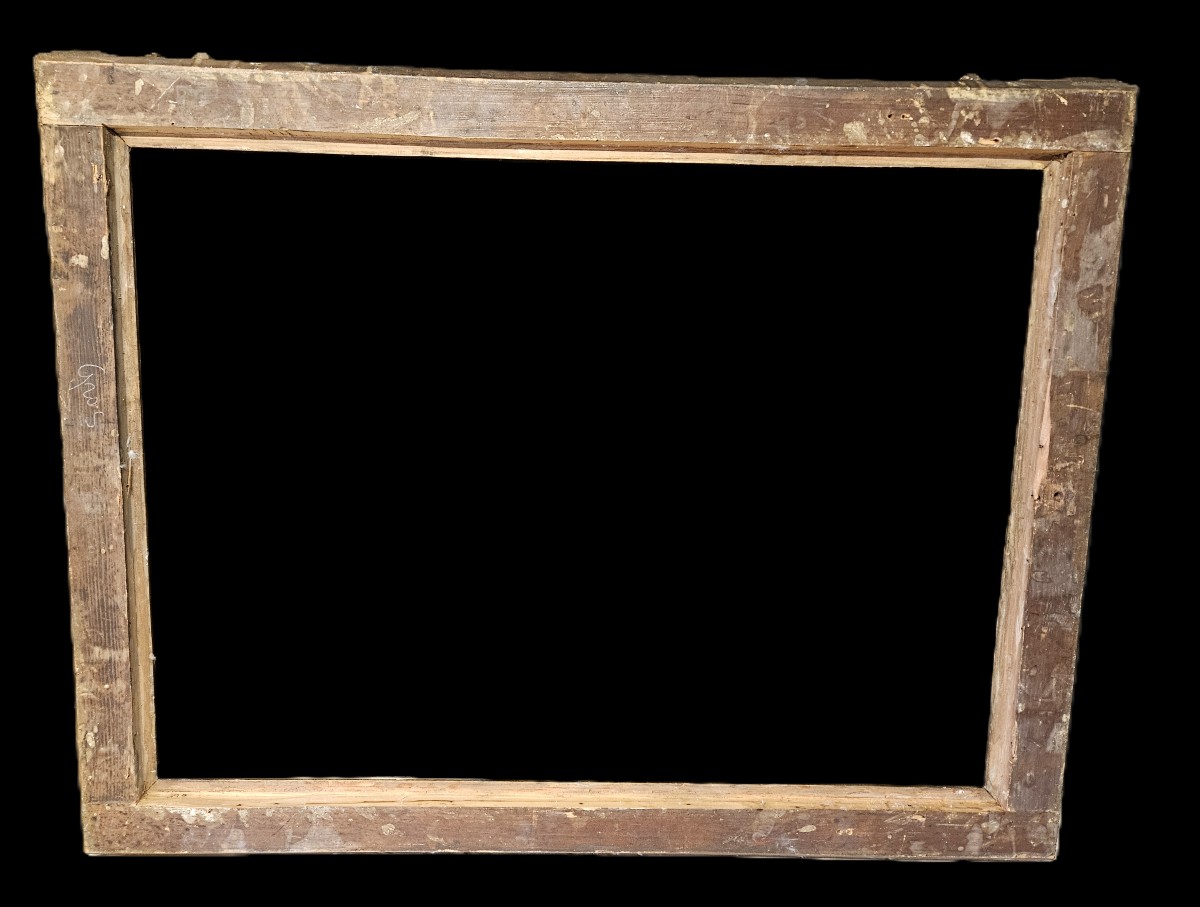 Gilded And Carved 18th Century Frame-photo-3