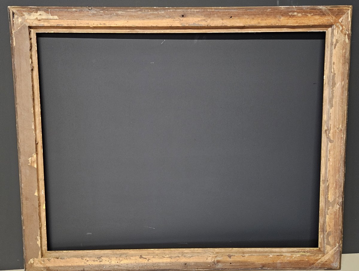 PAIRE DE CADRES DORES DU XIXème SIECLE-photo-1