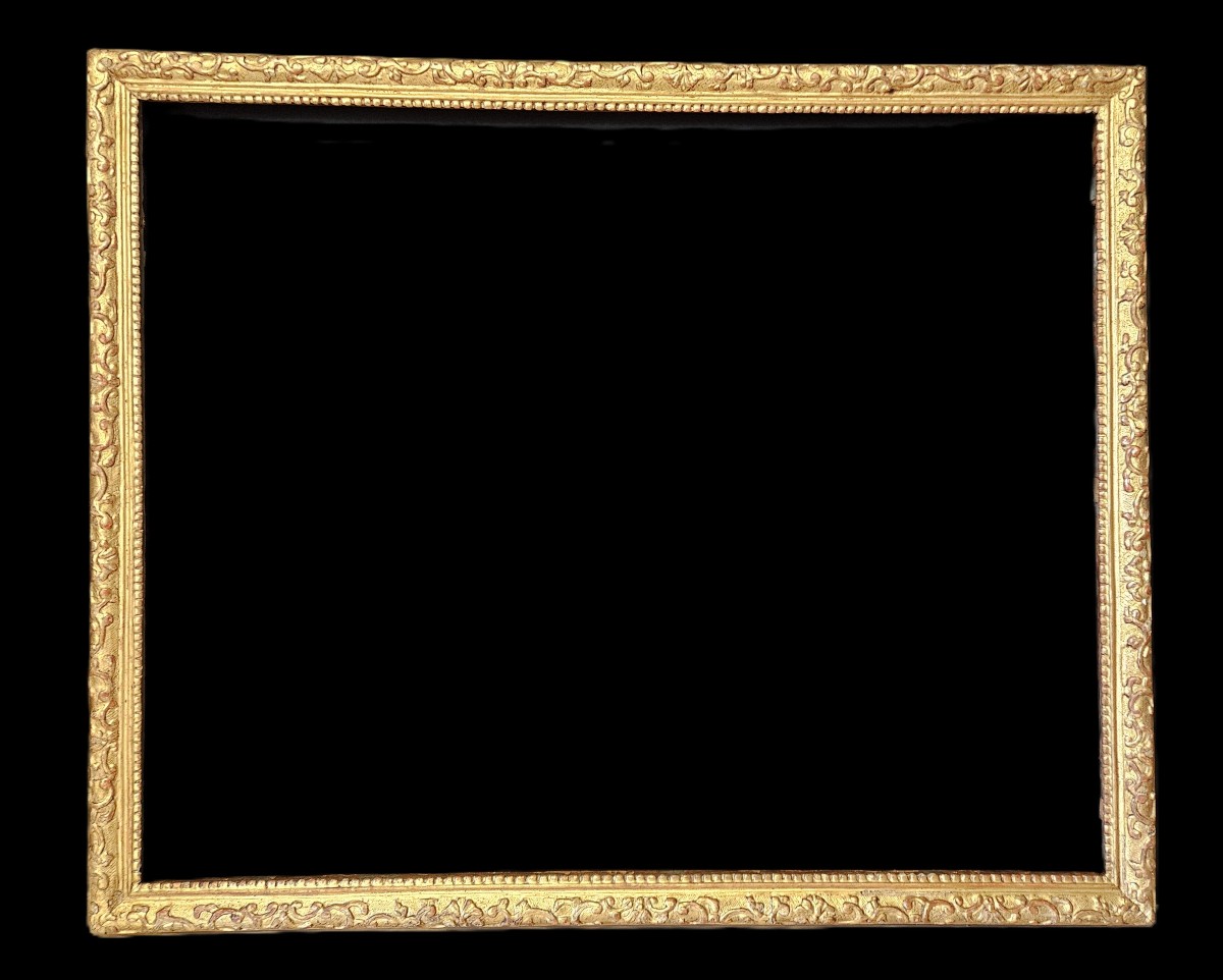17th-century Gilt And Sculpted Frame Known As The "berain" Style