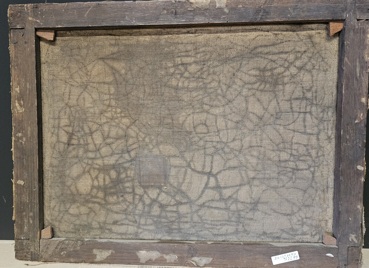 MARIE MADELEINE PENITENTE HUILE SUR TOILE DU XVIIIème SIECLE-photo-4