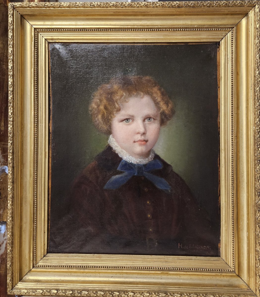 PORTRAIT DE JEUNE GARCON SIGNE HORACIO DE MANARA