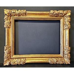 Gilded And Carved Wood Frame From The 18th Century Louis XIV Period