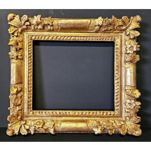 Gilded And Carved Wood Frame From The 18th Century Louis XIV Period