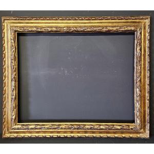 Frame In Gilded And Carved Wood From The 17th Century Italy