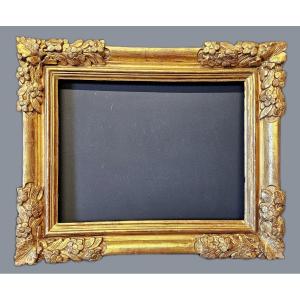 Frame In Gilded And Carved Wood Late 17th Early 18th Century