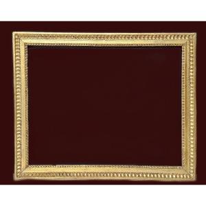 Gilded And Carved Wood Frame From The 18th Century Louis XVI Period