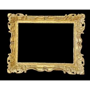 Carved And Gilded Frame From The 18th Century, Louis XV Period