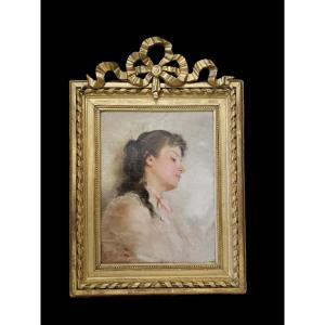 CHARLES CHAPLIN 1825 1891 PORTRAIT DE JEUNE FILLE DE PROFIL