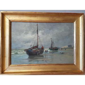 Marine Painting By Georges Maroniez 1865 1933