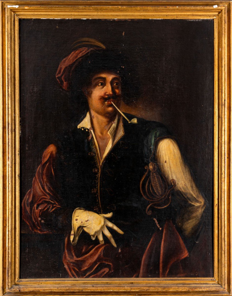 Swordsman With Pipe
