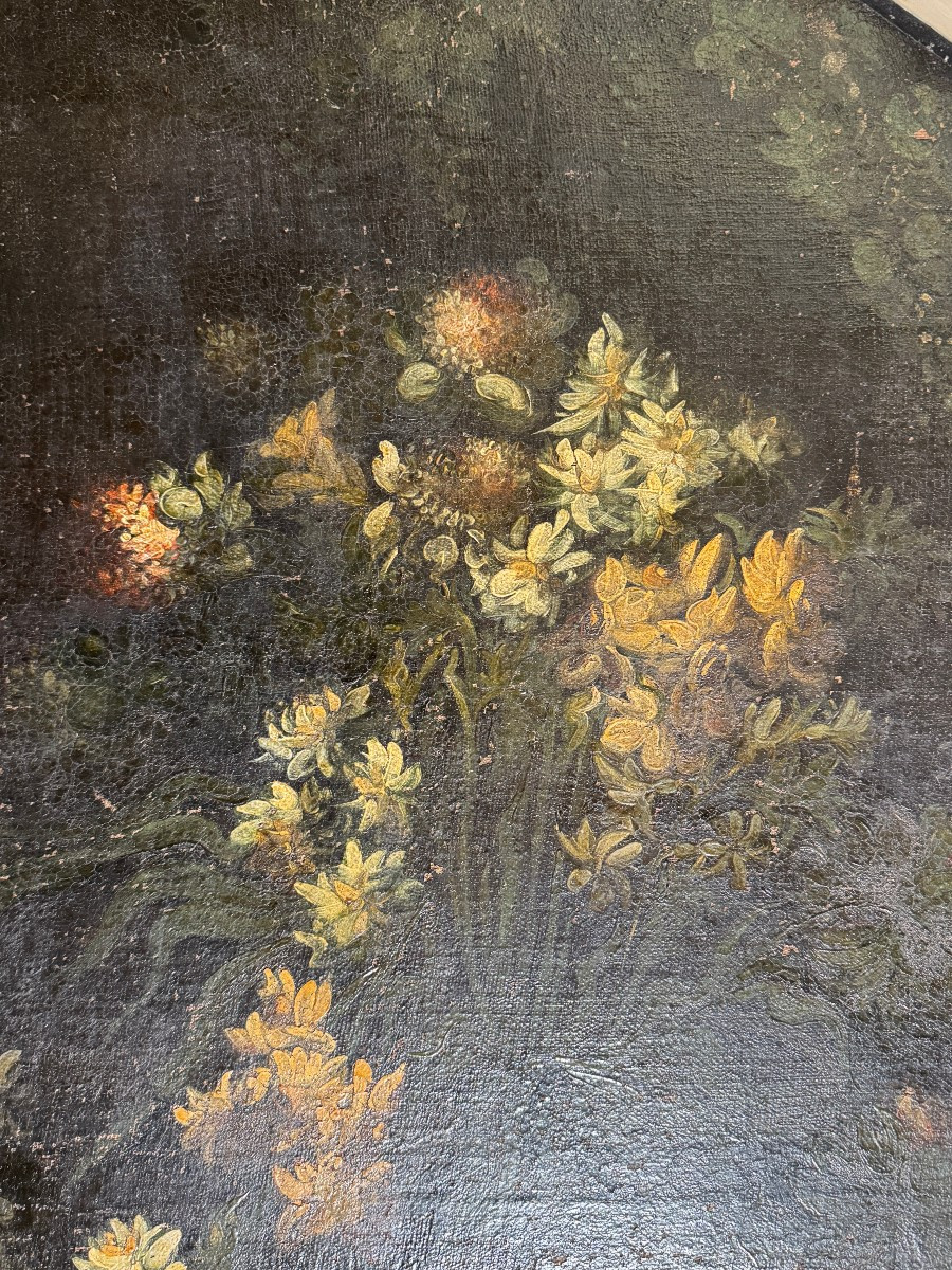 Paire de tableaux a fleures-photo-4