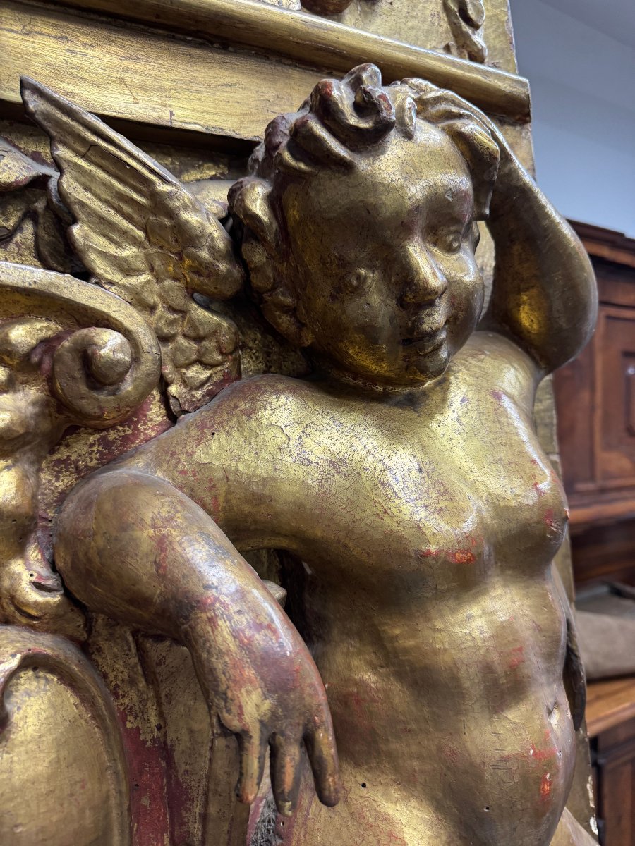 Gilded Poplar Wood Frieze-photo-2