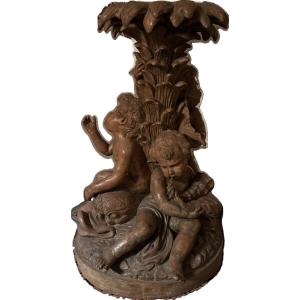 Large Group Of Terracotta Cherubs