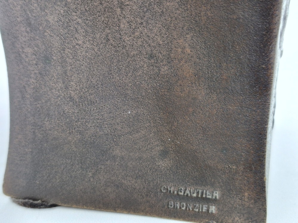 Bronze Van Der Straeten (1856-1928)-photo-4