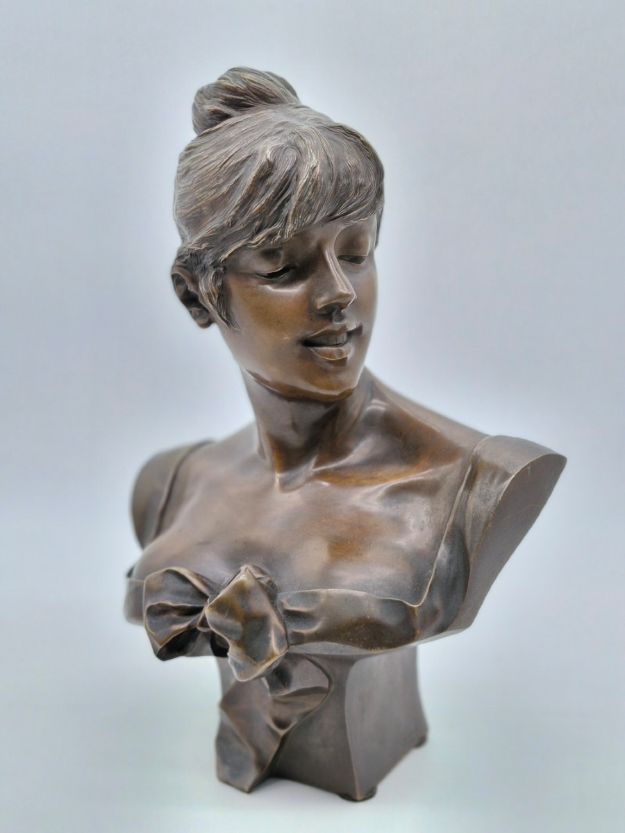 Bronze Van Der Straeten (1856-1928)