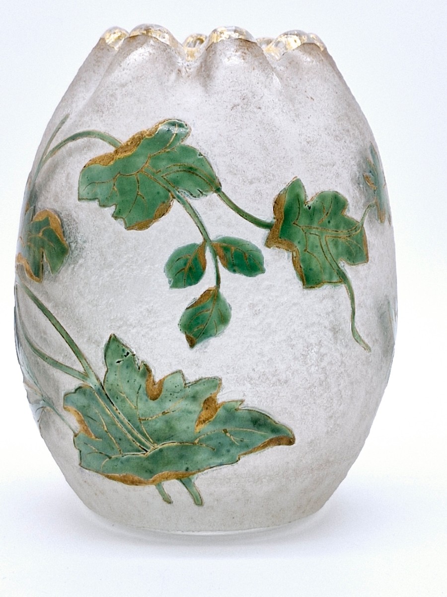 Legras Dragonfly Vase