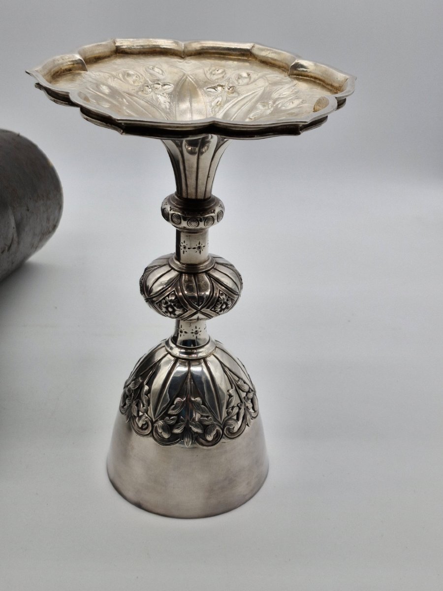 Calice en argent dans son écrin-photo-4