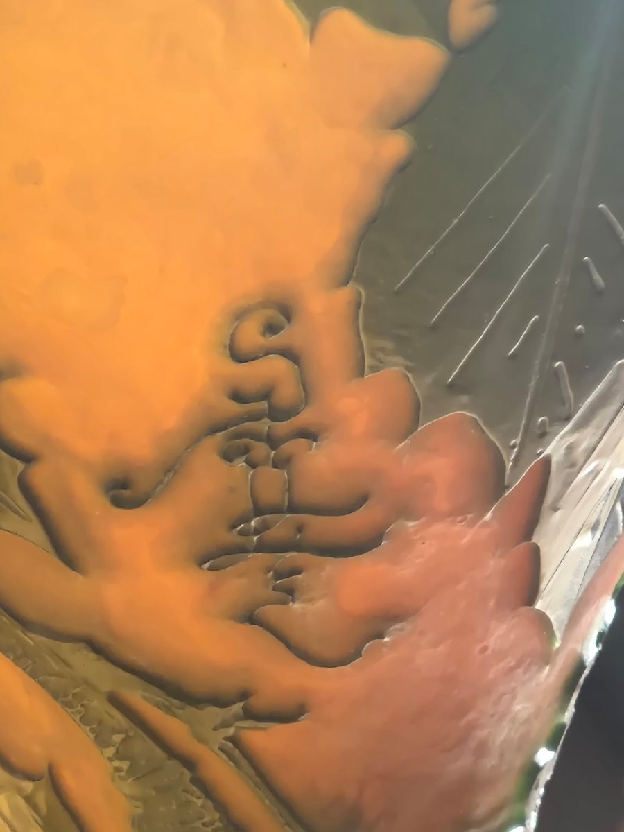 Gallé Vase In The Shape Of A Chalice, Known As A "balloon Glass", Decorated With Holly.-photo-3