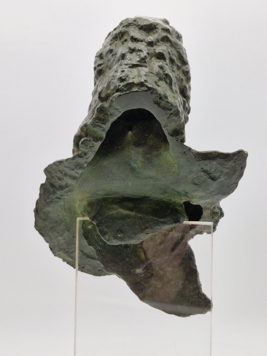 bronze buste de Pierre Fauchard N°112/240-photo-4