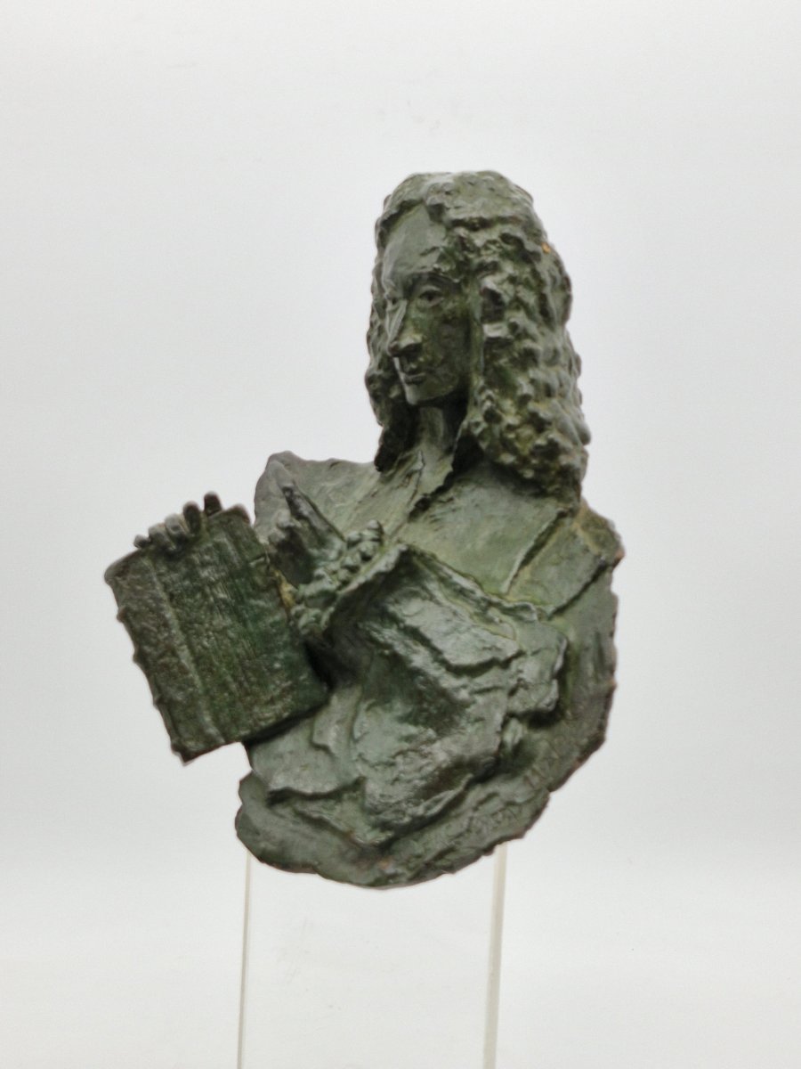 bronze buste de Pierre Fauchard N°112/240-photo-2