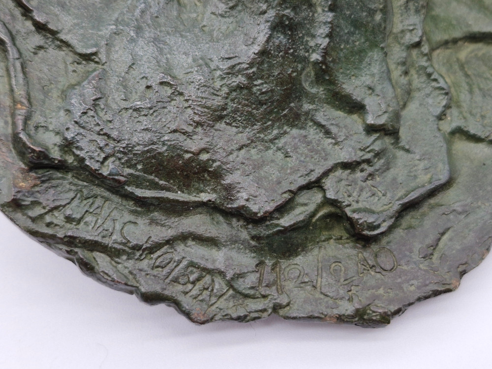 bronze buste de Pierre Fauchard N°112/240-photo-7