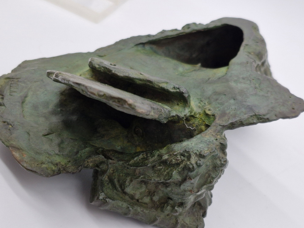 bronze buste de Pierre Fauchard N°112/240-photo-8