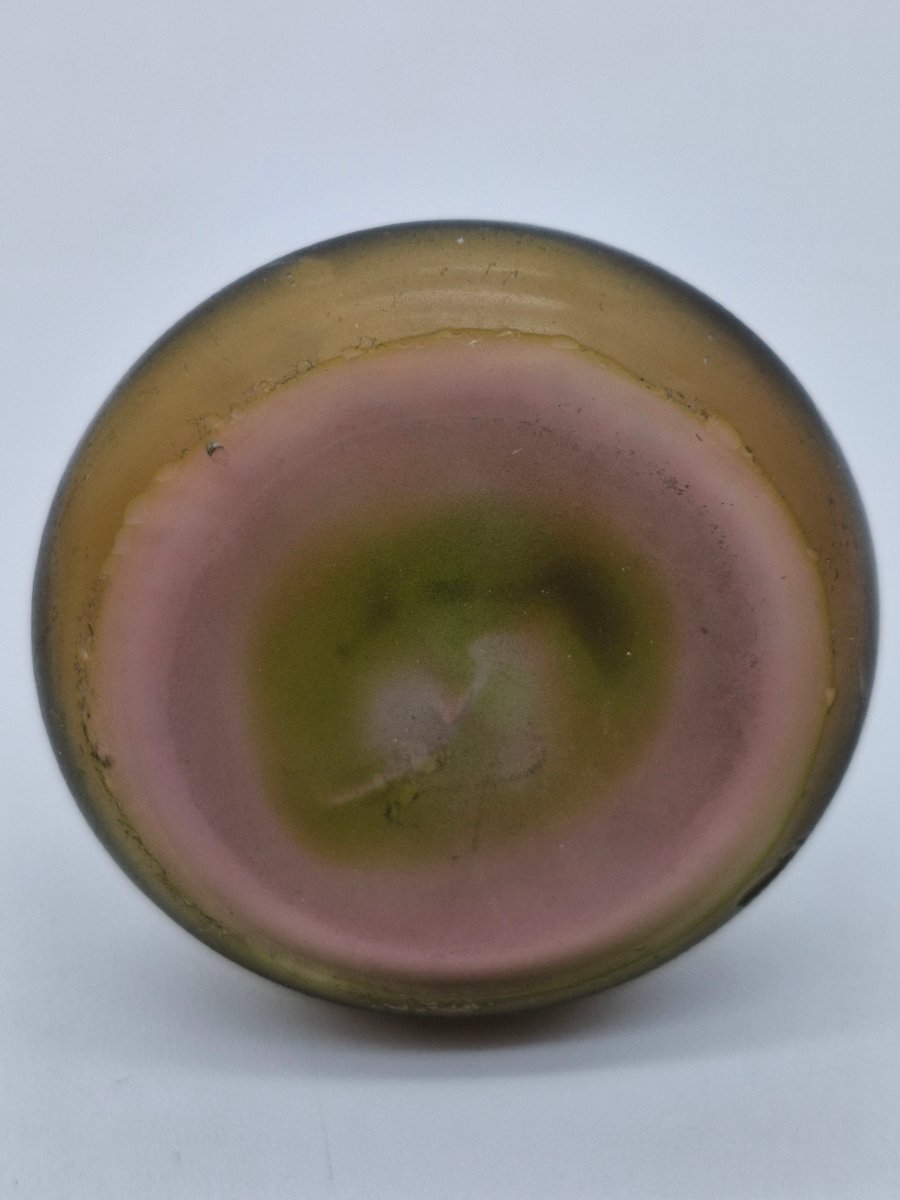 Vase Gallé miniature soliflore décor Ombelle-photo-1