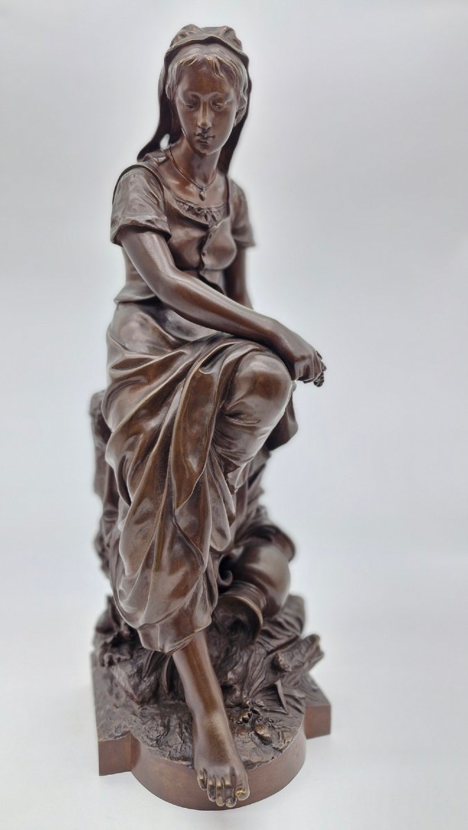 Aizelin Eugène (1821–1902) Bronze  -photo-3