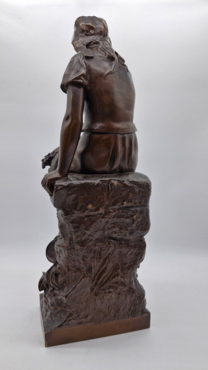 Aizelin Eugène (1821–1902) Bronze  -photo-4