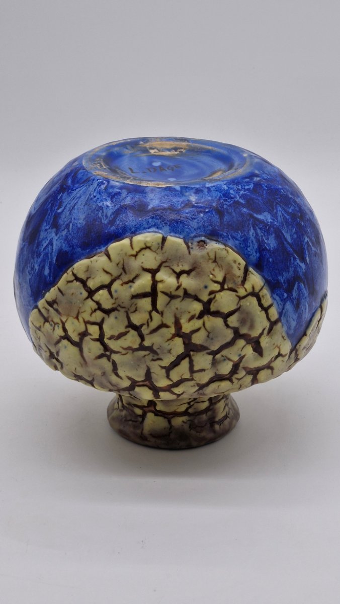 vase boule céramique Louis Dage-photo-3