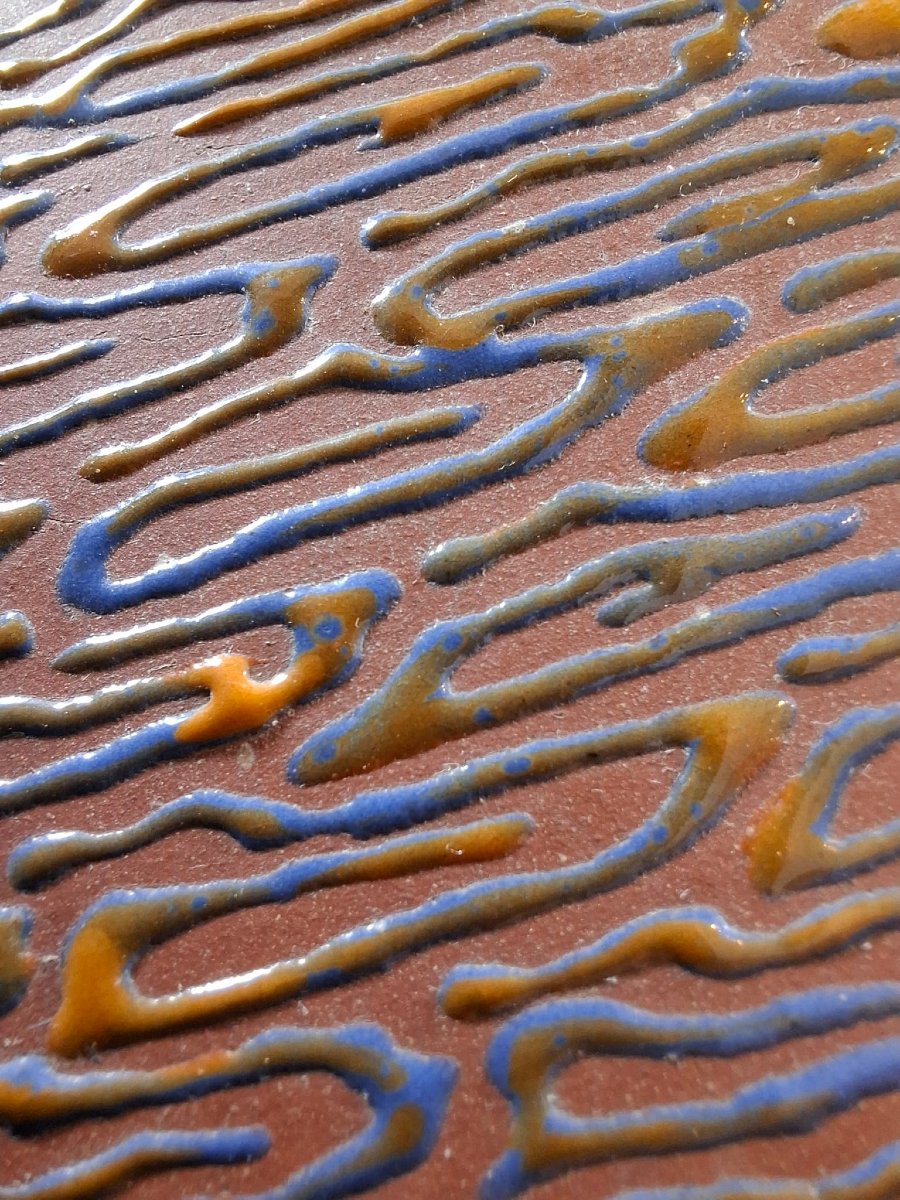 Art Deco Ceramic And Iron Wall Panel, Depicting A Vestal Virgin, Signed J. Franco & Nefto-photo-6