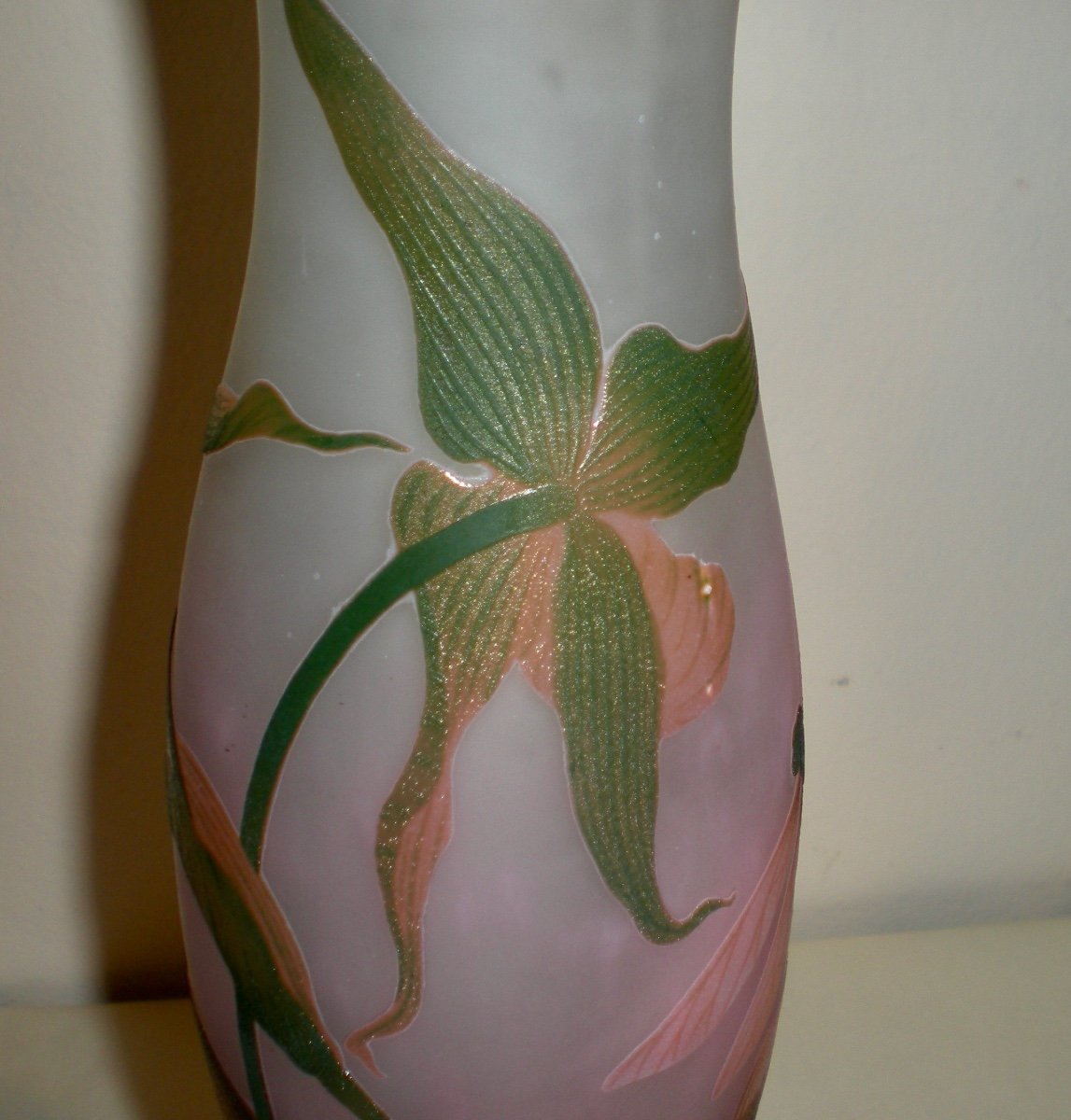 Dragonfly - Art Nouveau Vase Daum Nancy-photo-1