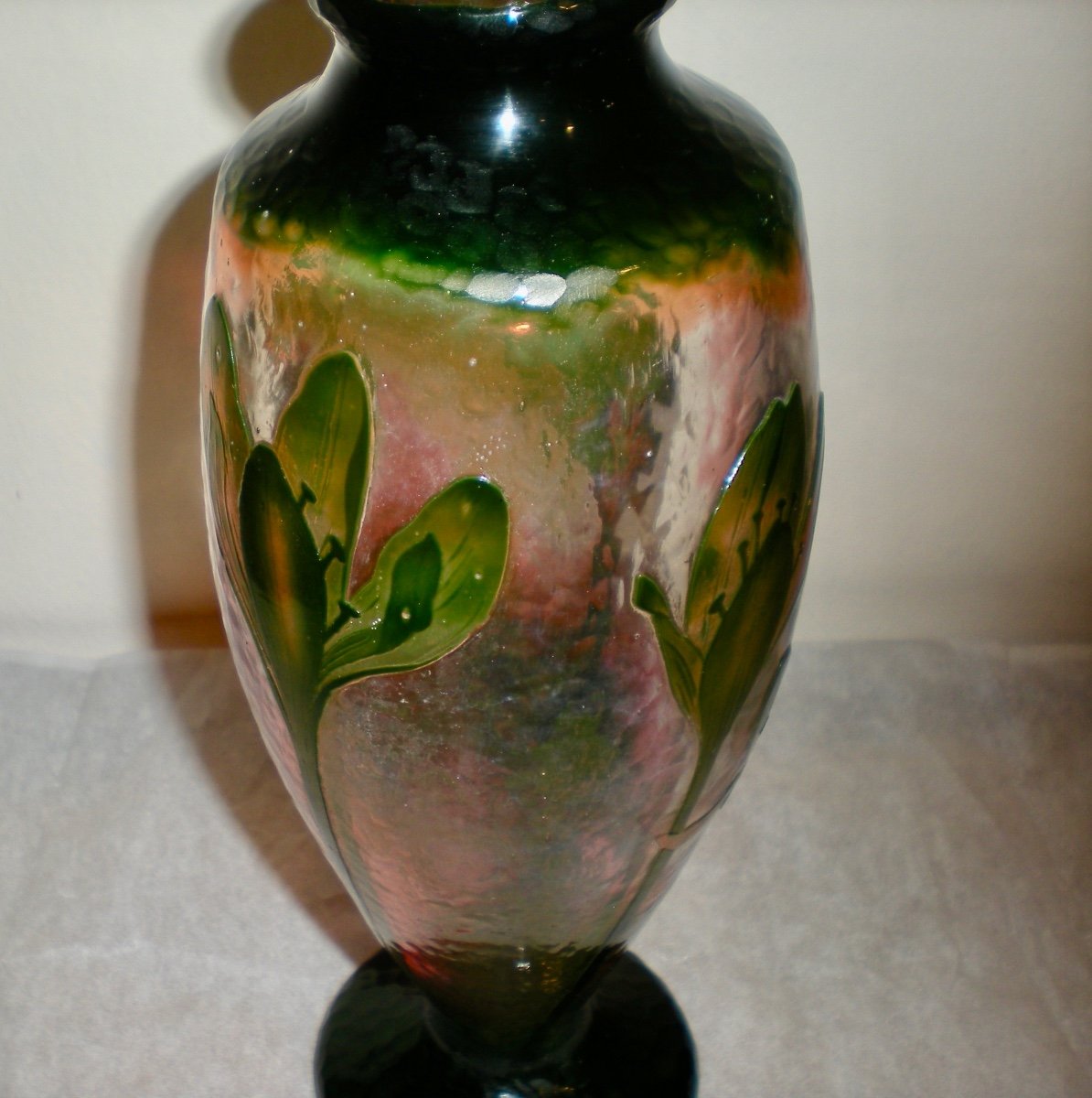 Crocus-vase Art Nouveau Daum Nancy-photo-1