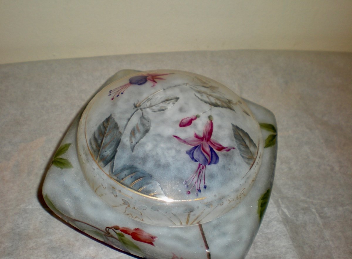Fuchsia - Bonbonniere Art Nouveau Daum Nancy-photo-2