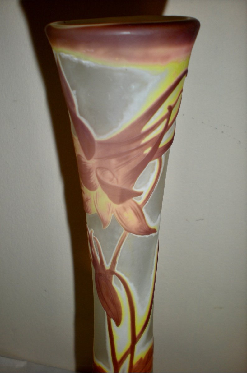 Lilium - Vase Galle Art Nouveau-photo-2