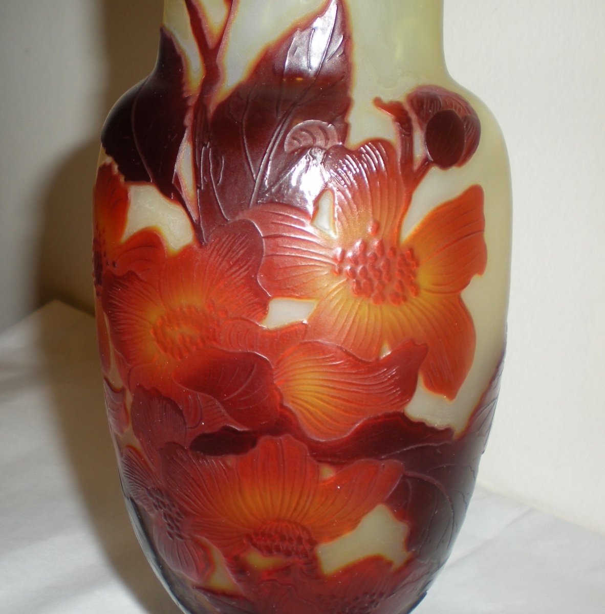 Cerisier Japonais - Vase Galle Art Nouveau-photo-1