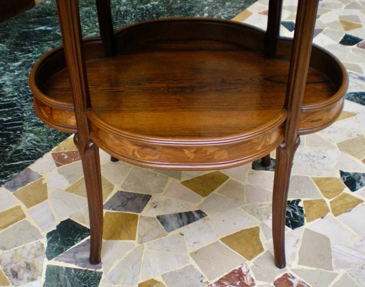 Iris-table Galle Art Nouveau-photo-1
