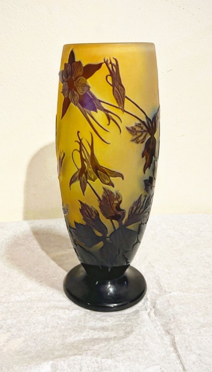 Colombines - Art Nouveau Galle Vase 