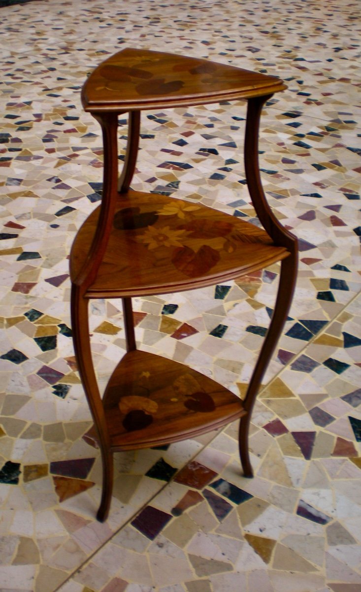 Nymphéas-sellette Art Nouveau Majorelle-photo-3