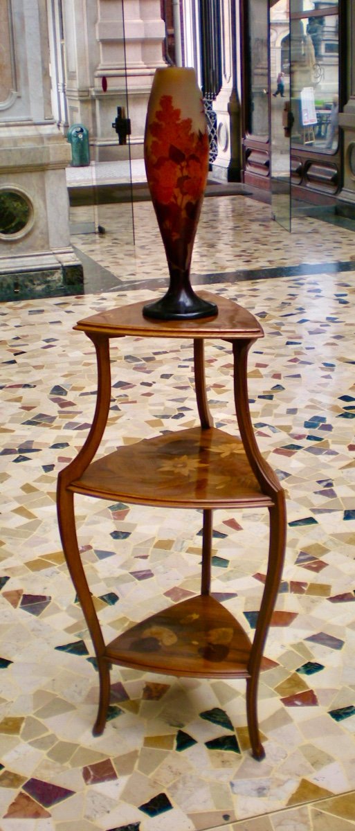 Nymphéas-sellette Art Nouveau Majorelle
