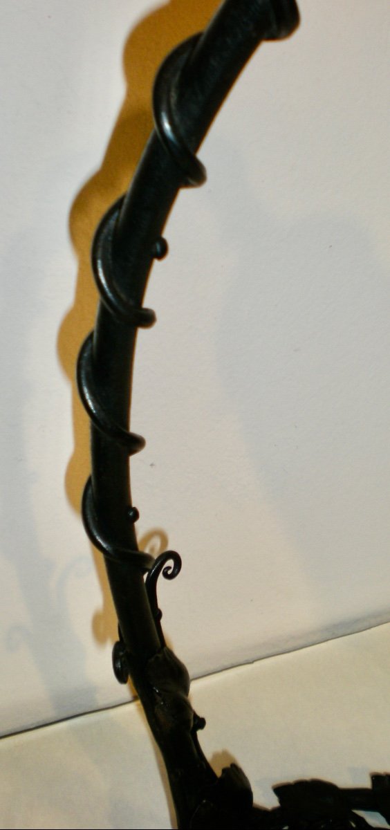 Rose - Muller Freres Luneville Art Nouveau Lamp-photo-4