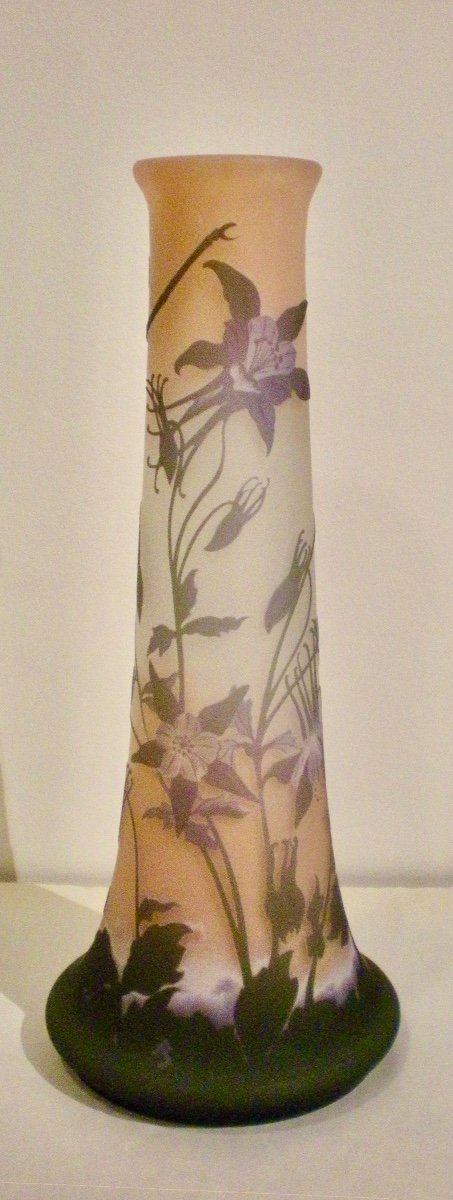 Libellule - Vase Art Nouveau Gallè