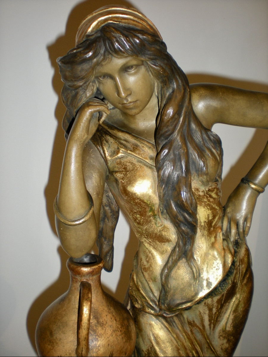 Rebecca - Goldscheider Orientalist Sculpture-photo-3